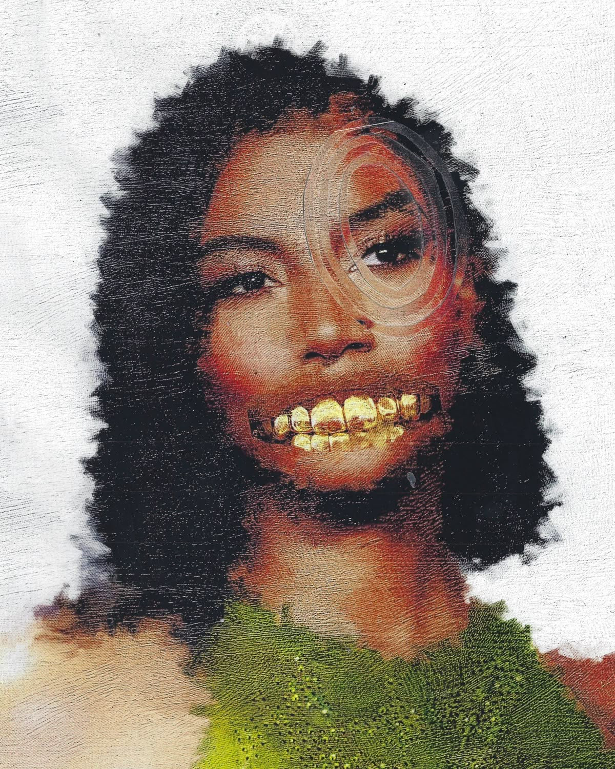 Gold Smile Portrait
