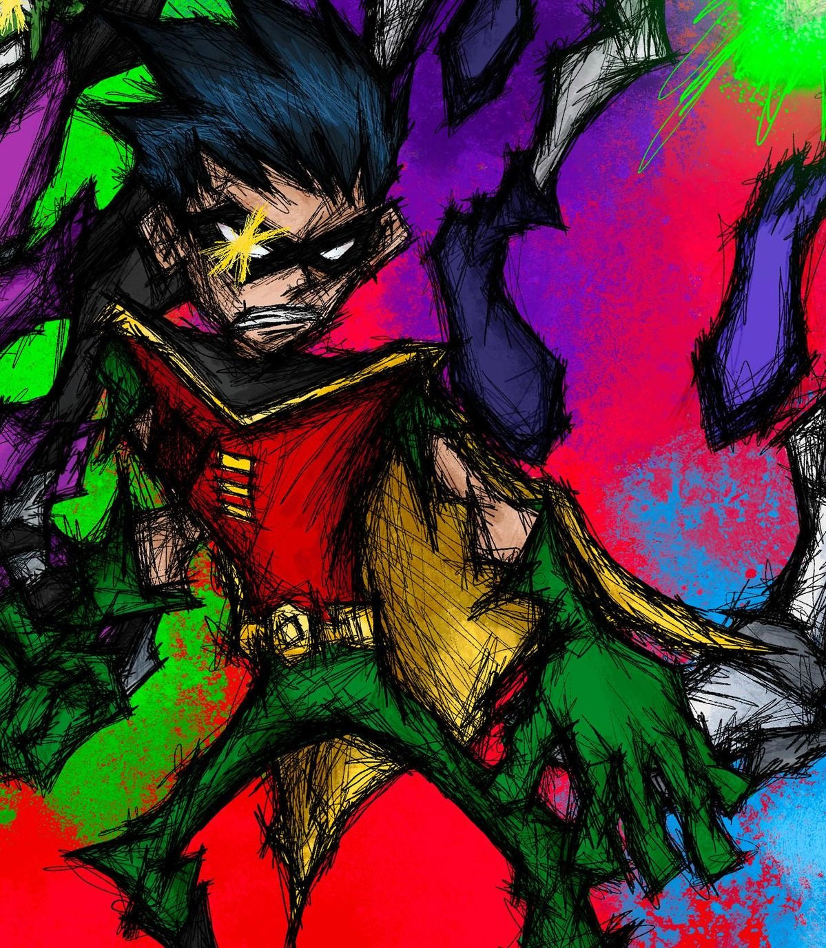 Teen Titans Robin Portrait