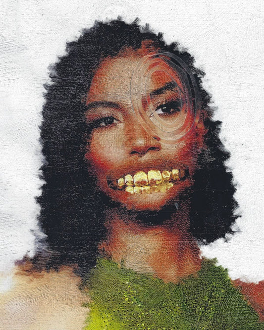 Gold Smile Portrait