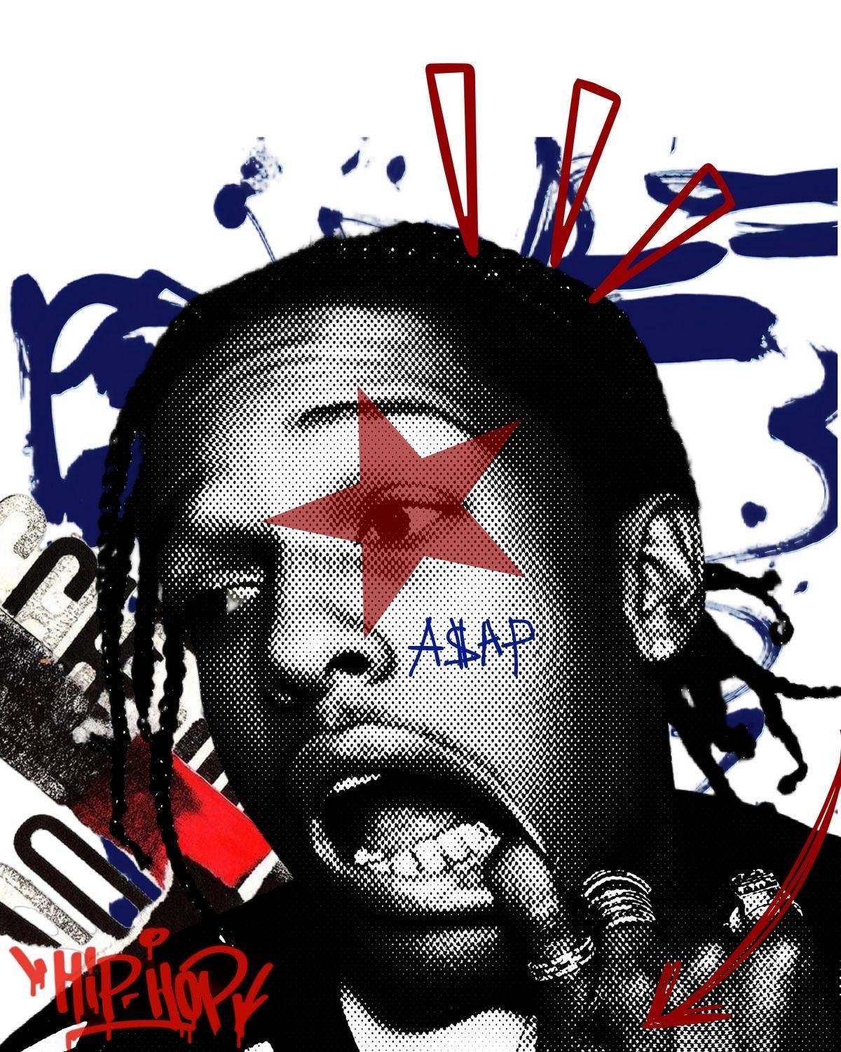 A$AP Rocky Portrait