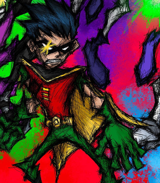 Teen Titans Robin Portrait